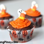 Ghostly Chocolate Cupcake