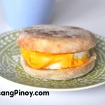 Egg and Cheese English Muffin Sandwich