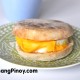 Egg and Cheese English Muffin Sandwich