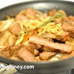 Steak with Sauteed Onion