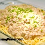 Ground Beef Spaghetti Alfredo