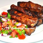Grilled Ribs with Pico de Gallo