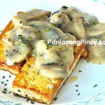 Tofu with Mushroom Gravy