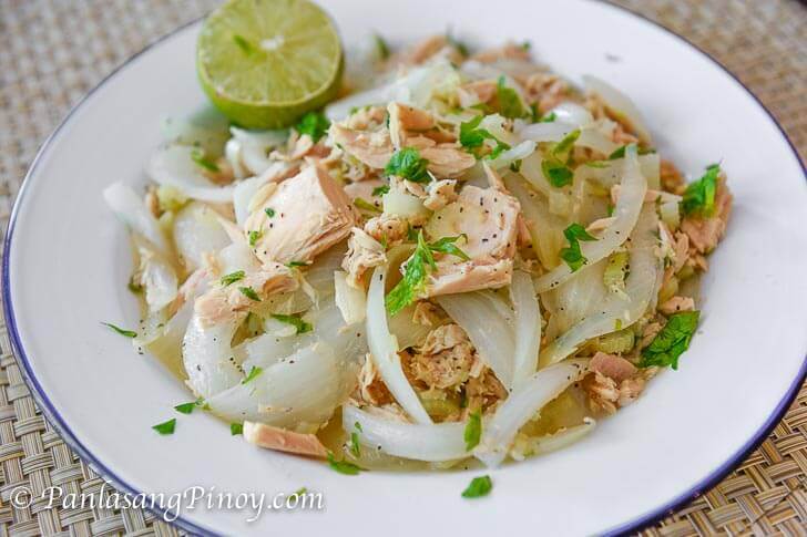 Ginisang Tuna Recipe (Canned Albacore Tuna Sauteed with Onions)