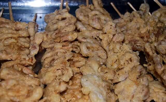 Fried Chicken Intestines Manila Street Food