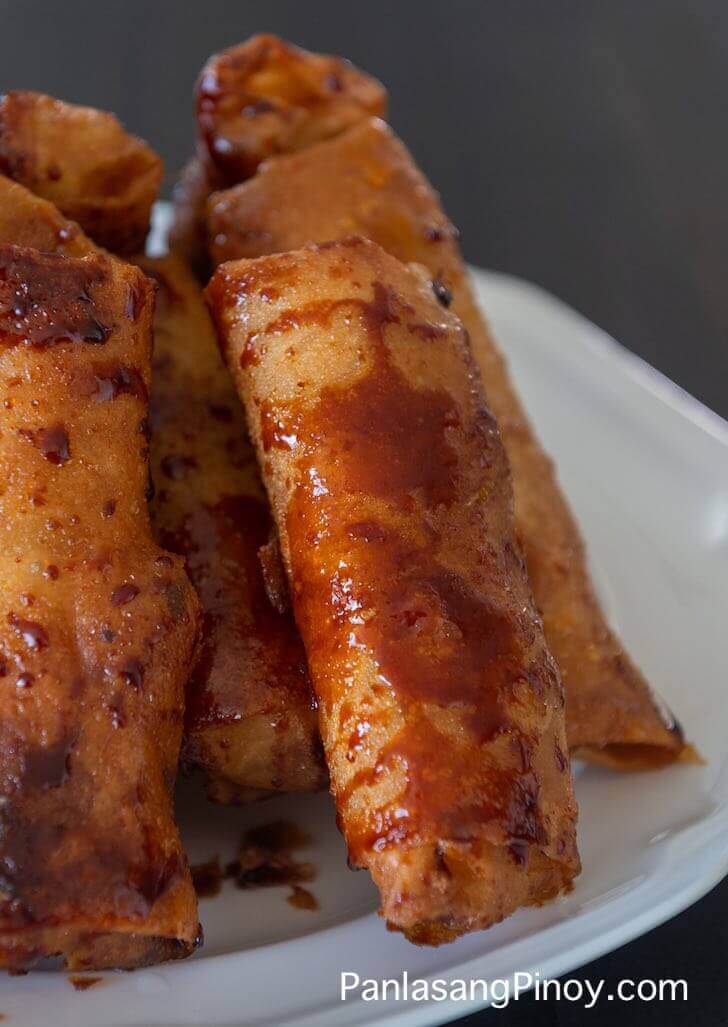 Turon Recipe Banana Lumpia With Caramel