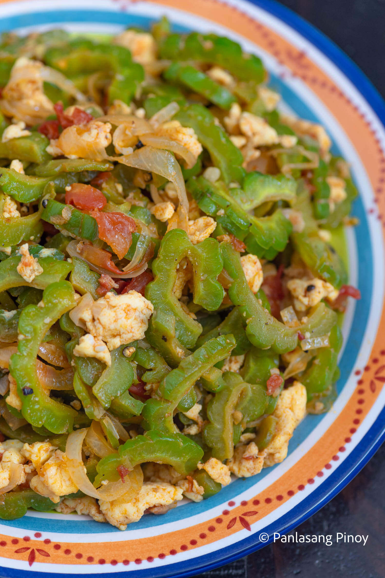 Ginisang Ampalaya with Eggs