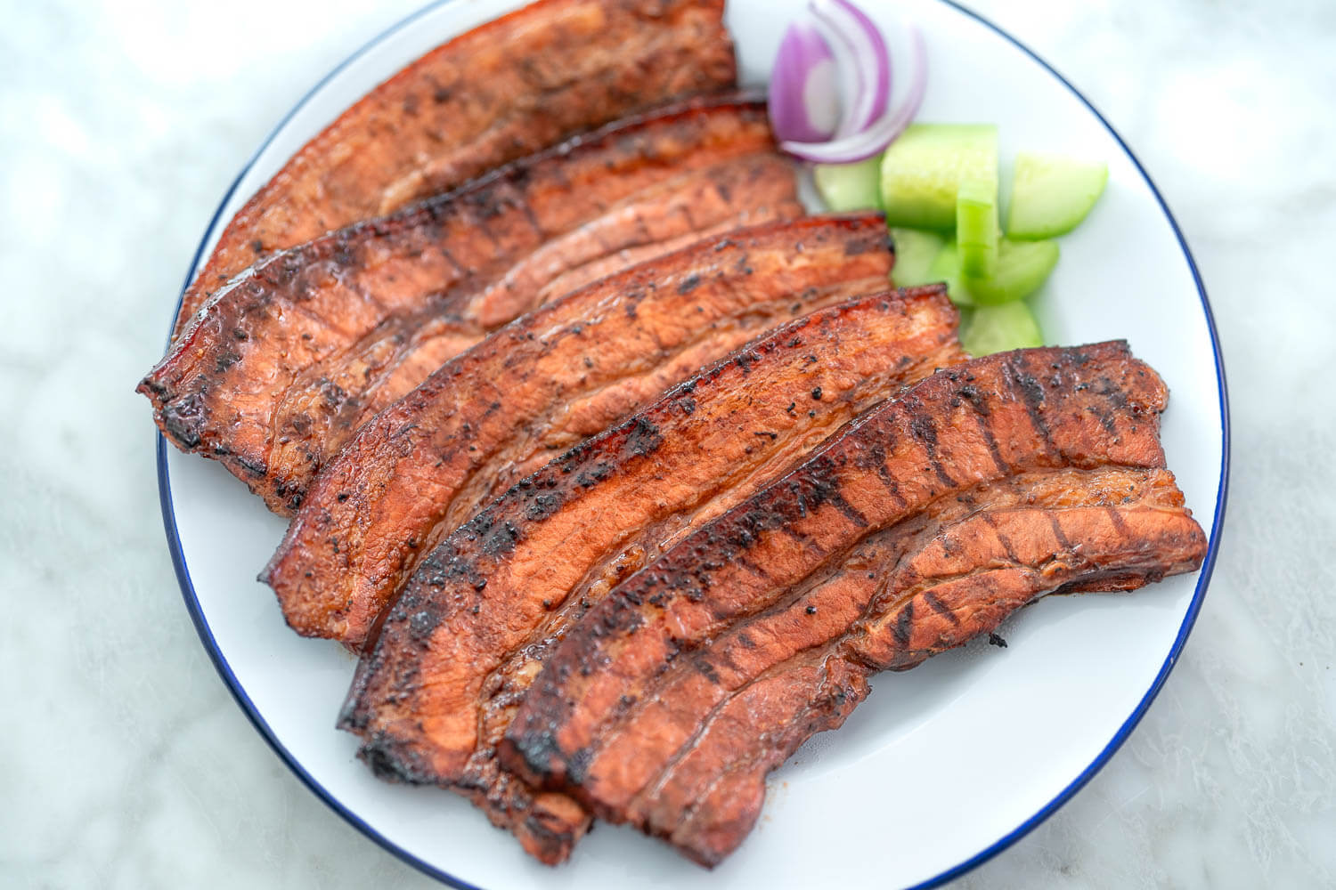 Filipino grilled pork belly