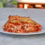 Homemade lasagna