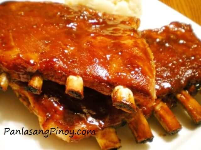 Oven Barbecued Spare Ribs