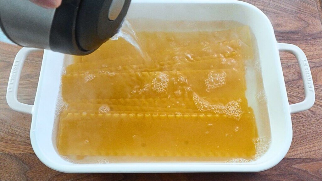 Step 1 - Soak the noodles