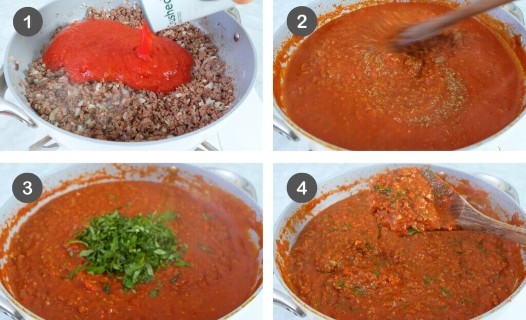 Step 4 - Build the tomato sauce