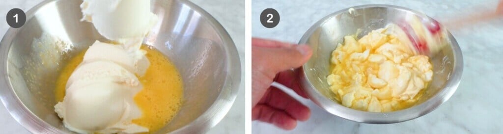 Step 6 - Mix the ricotta