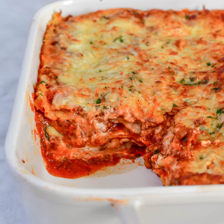 easy lasagna recipe