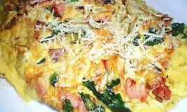 Ham and Spinach Omelet