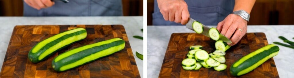 cucumber salad step 1