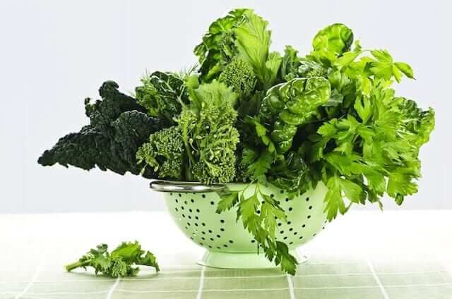 Foods that Lower Blood Pressure - Green Leafy Vegetable