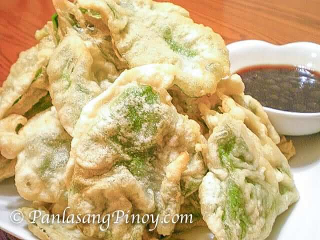 crispy spinach kangkong vegetable chicharon recipe