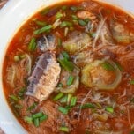 Sardines with misua