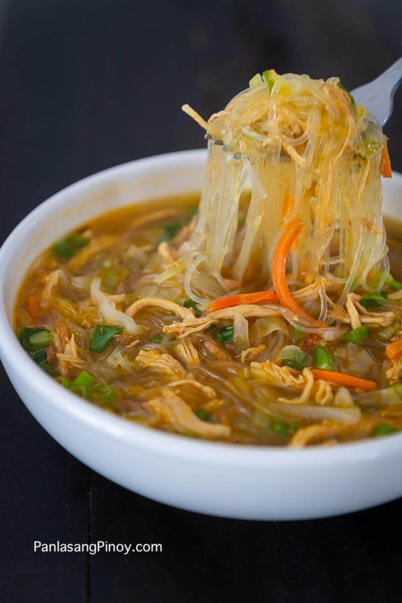 Filipino Chicken Noodle Soup