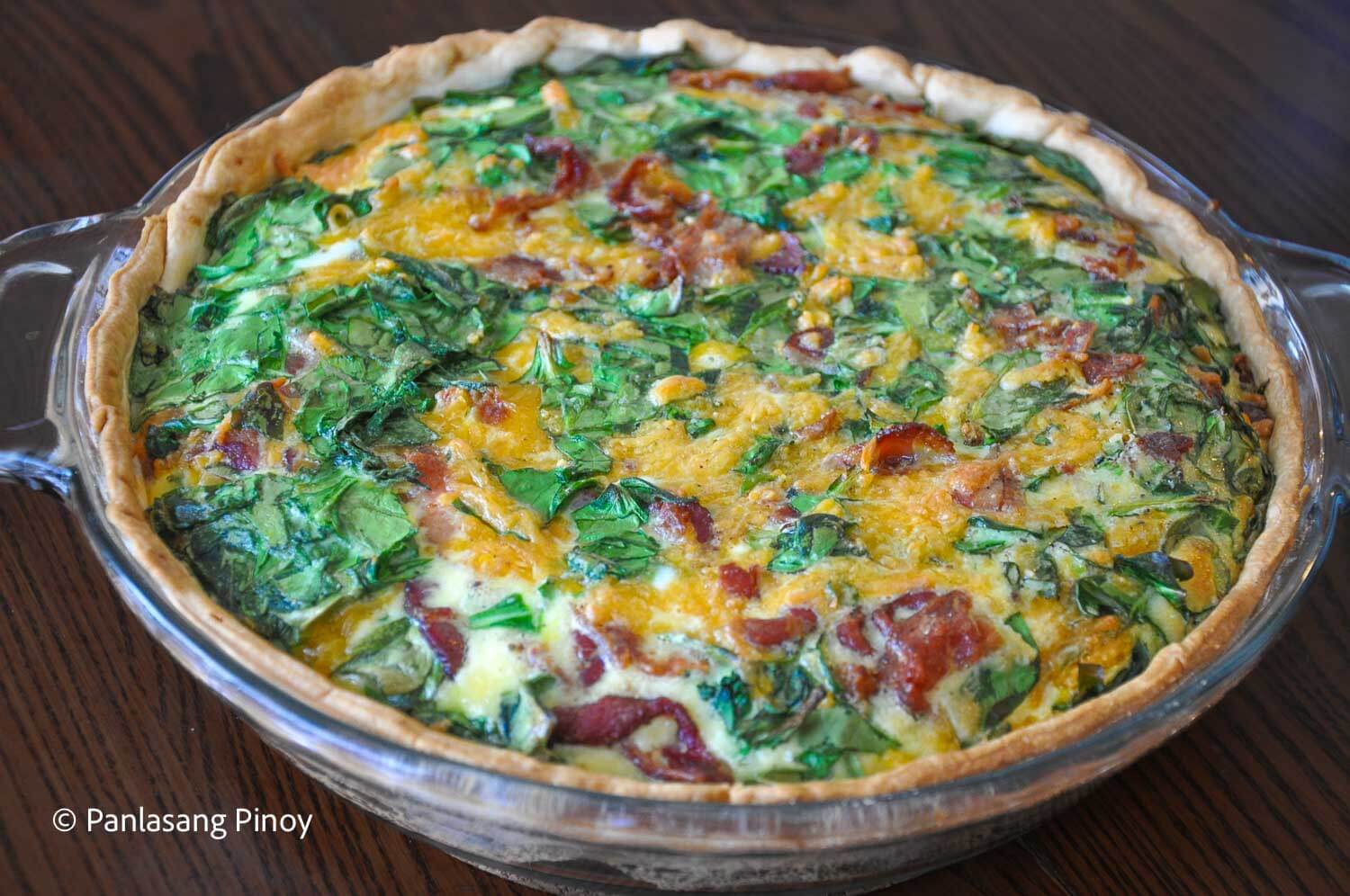 Bacon and Spinach Quiche