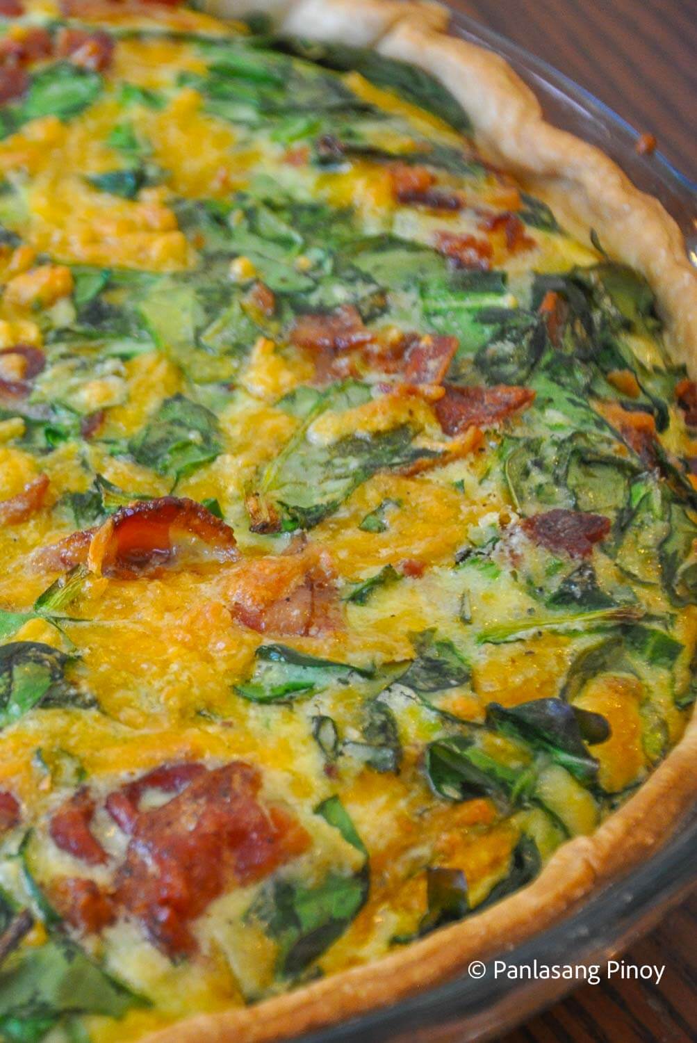 Bacon and Spinach Quiche Recipe