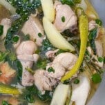Filipino Chicken Binakol Soup with Buko Juice