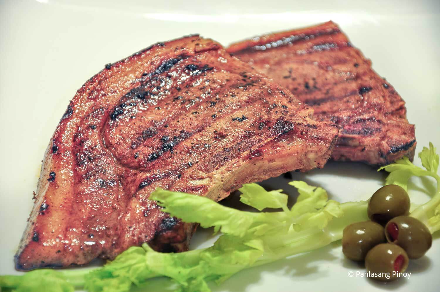 Grilled Dijon Pork Chops