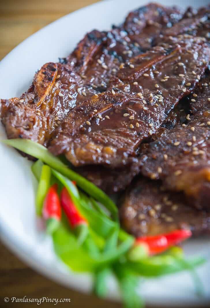 Beef Galbi Grilled