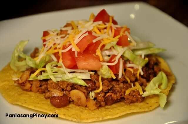 Ground Beef Tostada