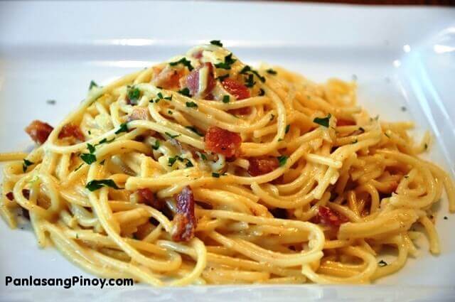 spaghetti carbonara recipe