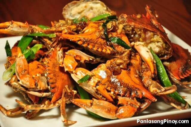 Stir Fried Crabs With Ginger And Scallions