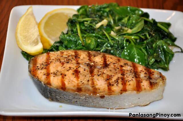 grilled salmon steak recipe