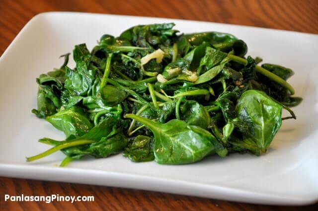 Garlic Sesame Spinach