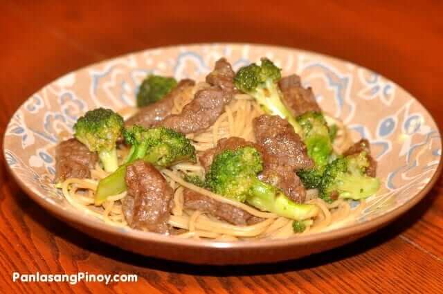 Beef with Broccoli Lo Mein