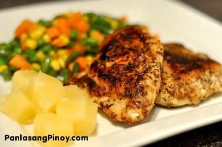 Seared Chicken With Mixed Vegetables