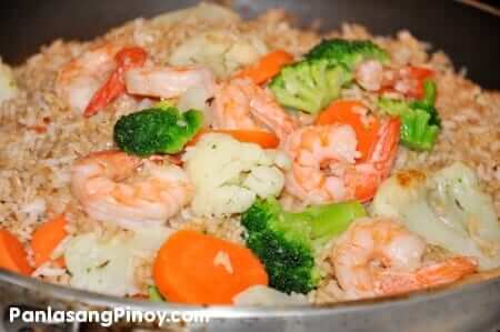 Shrimp and Vegetable Fried Rice