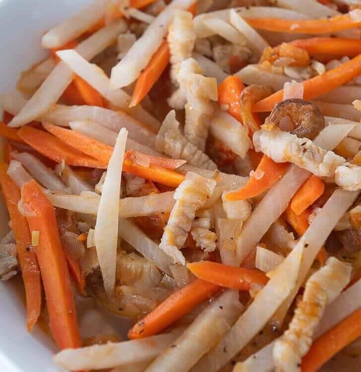 ginisang labanos recipe