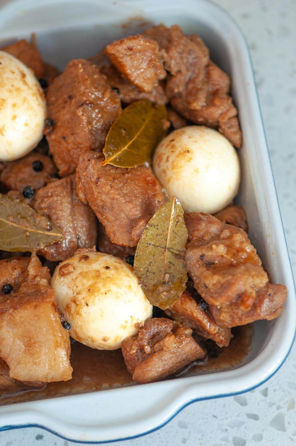 Adobong baboy with egg