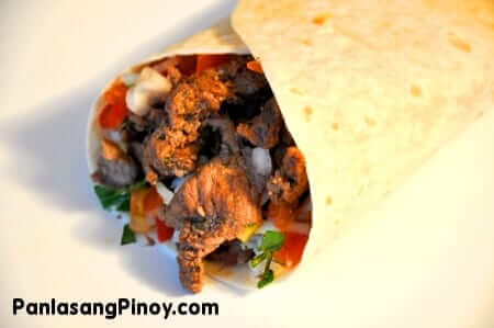 Chicken burrito recipe panlasang pinoy