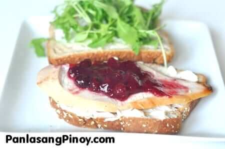 Turkey and Cranberry Sandwich