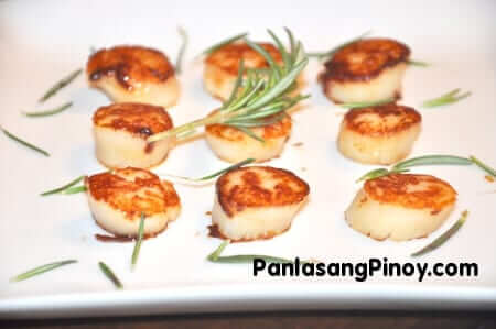 easy seared scallops