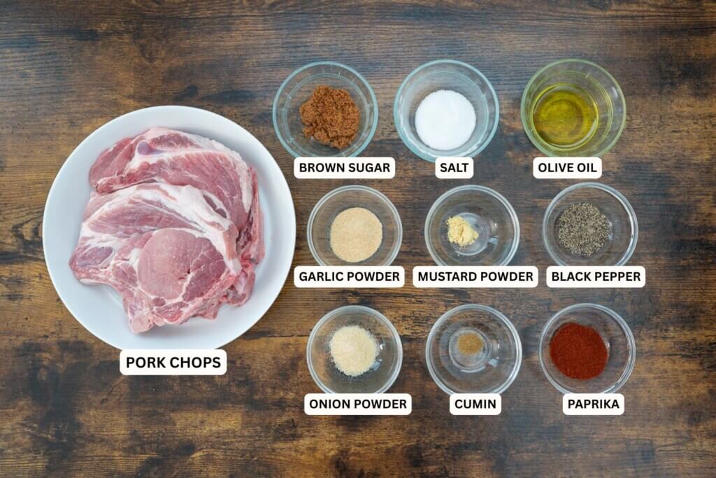 grilled pork chop ingredients