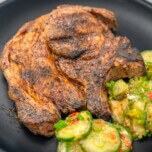 grilled pork chops