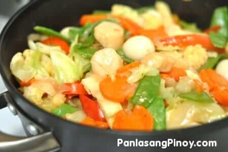 scallop chop suey recipe