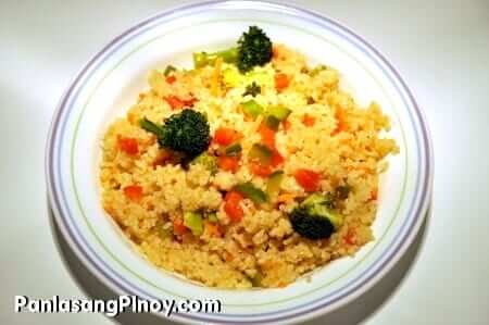 vegetable fried rice