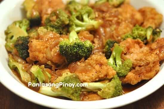 Chicken with Broccoli recipe - Panlasang Pinoy