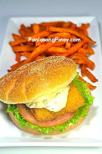 fried fish sandwich