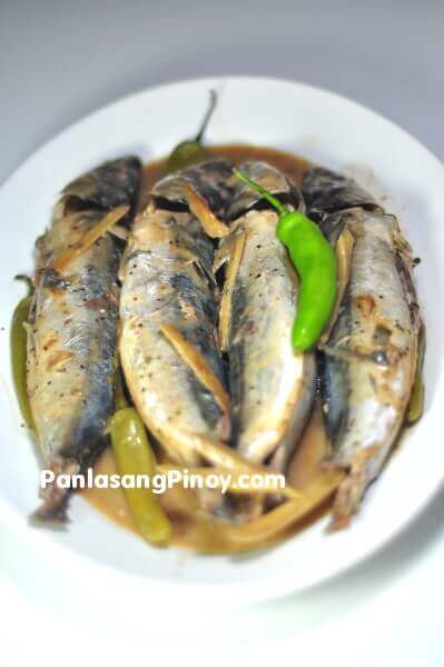 ginataang galunggong fish in coconut milk recipe