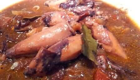 Sweet Pusit Adobo